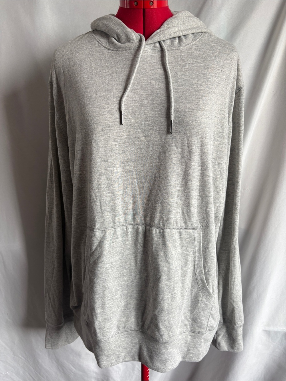 Amazon Essentials Light Gray Women's Hoodie Sweatshirt